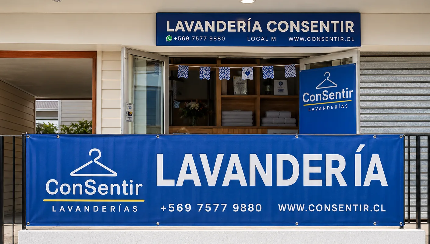 Fachada de Lavandería ConSentir en Algarrobo